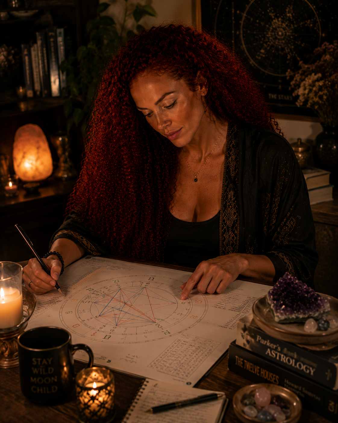 Angelica's avatar reading a birth chart